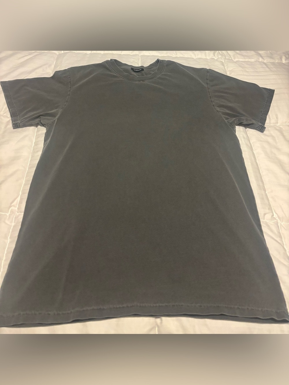 Talentless Gray Blank T-Shirt Size Large